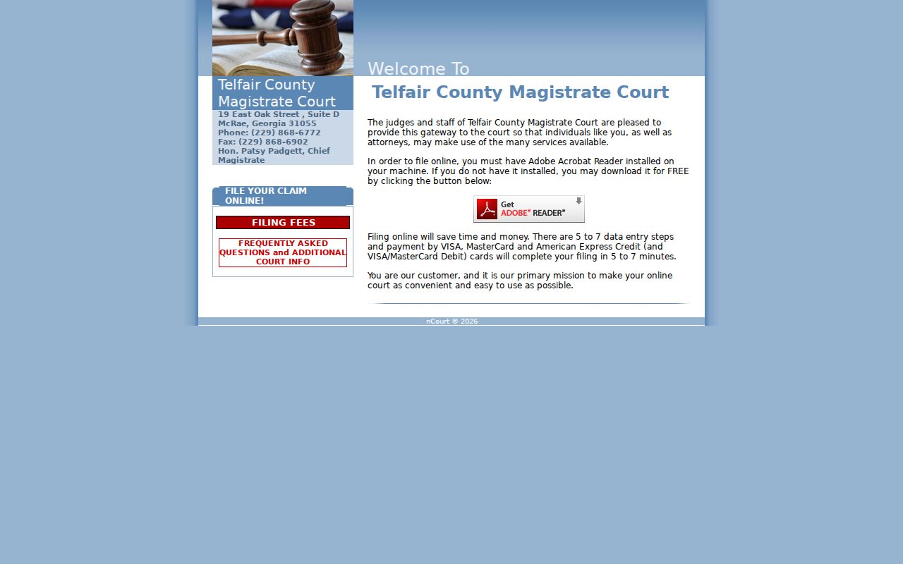 Telfair County traffic warrant routing through Magistrate Court
