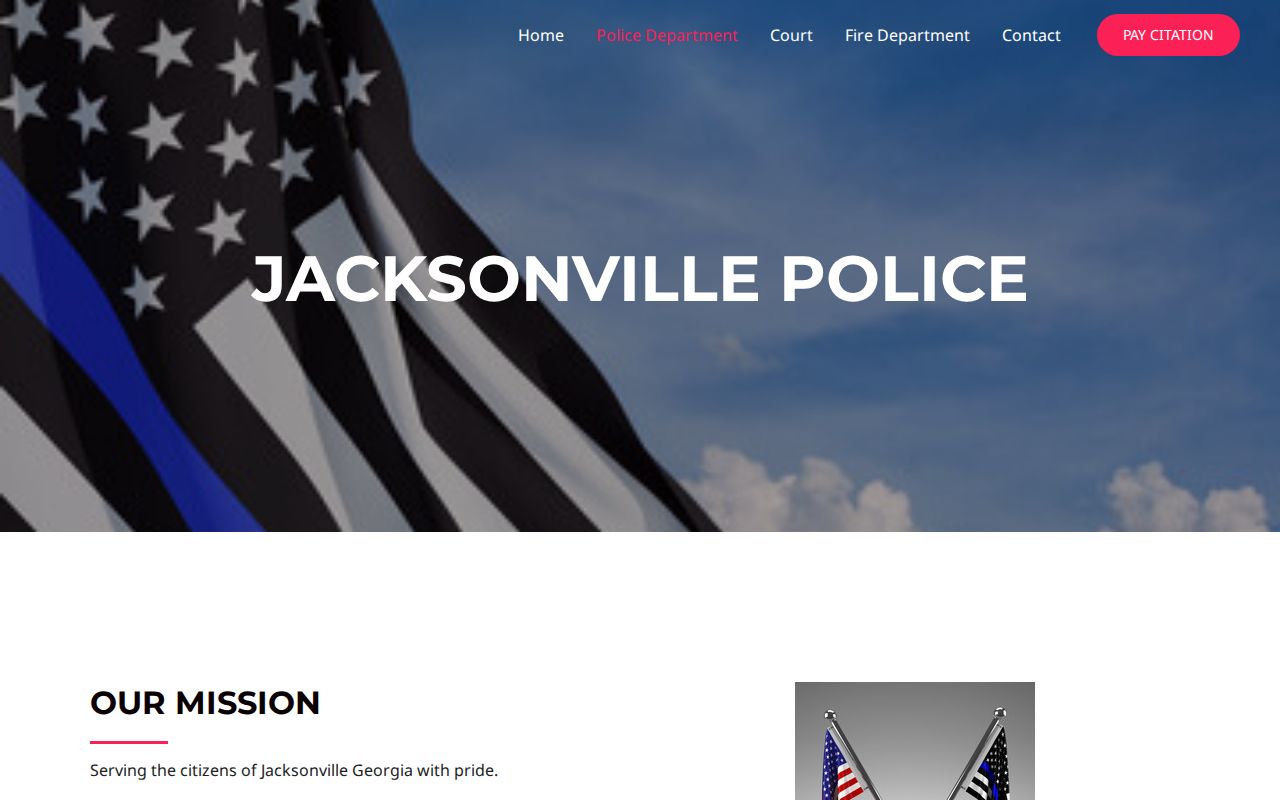 Jacksonville police contact for Telfair County municipal warrant routing